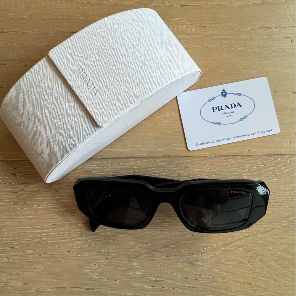Prada Symbole Sunglasses in Black with Case
